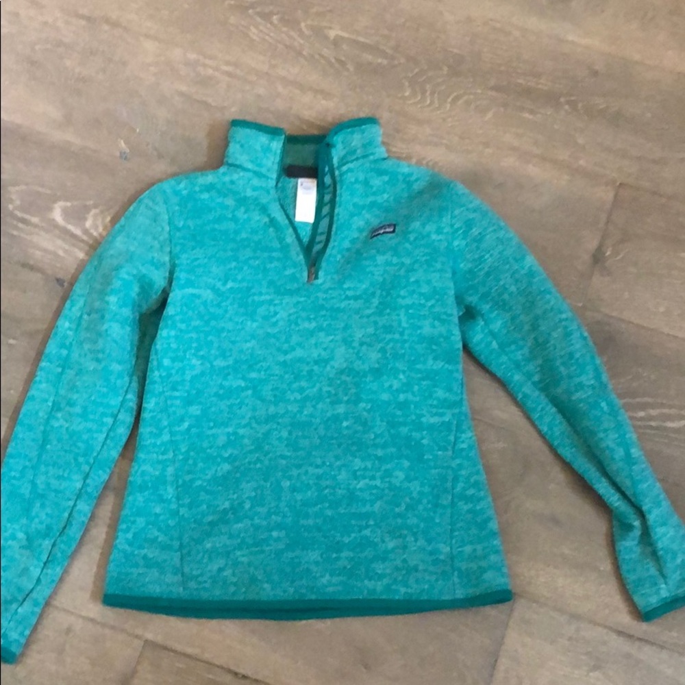 Patagonia Teal 1/4 zip!!